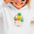 Aloha Kindergarten Pineapple Back To School Graphic Toddler Hoodie
