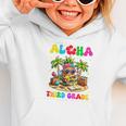 Aloha Third Grade Pineapple Hawaii Back To School Kids Girl Performance Graphic Toddler Hoodie