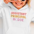 Assistant Principal Mode On Back To School Appreciation Graphic Toddler Hoodie Assistant Principal Mode On Back To School Appreciation Graphic Toddler Hoodie