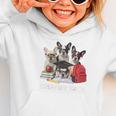 Back To School Cute French Bulldog Puppy Dogs Lovers Graphic Toddler Hoodie Back To School Cute French Bulldog Puppy Dogs Lovers Graphic Toddler Hoodie