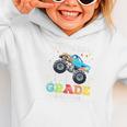 Back To School First Grade Here I Come For Boy Kids Truck Graphic Toddler Hoodie