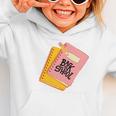Back To School Notebook And Pencil Graphic Design Premium Tri-Blend Graphic Toddler Hoodie