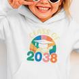 Back To School Pre-K Kindergarten Graduation Class Of 2038 Graphic Toddler Hoodie Back To School Pre-K Kindergarten Graduation Class Of 2038 Graphic Toddler Hoodie