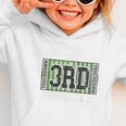Back To School Ready To Tackle 3rd Grade Football Graphic Toddler Hoodie