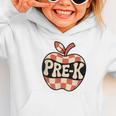 Back To School Retro Apple PRE-K Classroom Graphic Toddler Hoodie