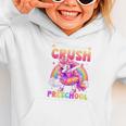 Back To School Unicorn Girls I'm Ready To Crush Preschool Graphic Toddler Hoodie Back To School Unicorn Girls I'm Ready To Crush Preschool Graphic Toddler Hoodie