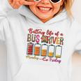 Battery Life Of A Bus Driver First Day Back To School Graphic Toddler Hoodie Battery Life Of A Bus Driver First Day Back To School Graphic Toddler Hoodie