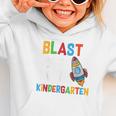 Blast Off Into Kindergarten Back To School Rocket Graphic Toddler Hoodie