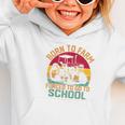 Born To Farm Forced To Go To School Back To School Tractor Graphic Toddler Hoodie Born To Farm Forced To Go To School Back To School Tractor Graphic Toddler Hoodie