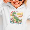 Boy Kid Ready To Crush 2nd Grade Dinosaur Back To School Graphic Toddler Hoodie