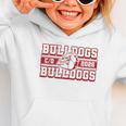 Bulldogs Class Of 2026 Back To School Senior Spirit M Graphic Toddler Hoodie Bulldogs Class Of 2026 Back To School Senior Spirit M Graphic Toddler Hoodie