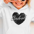 Cardinals Heart Back To School Spirit Graphic Toddler Hoodie Cardinals Heart Back To School Spirit Graphic Toddler Hoodie