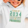 Class Of 2034 Countdown In Progress Fun Back To School Retro Graphic Toddler Hoodie Class Of 2034 Countdown In Progress Fun Back To School Retro Graphic Toddler Hoodie