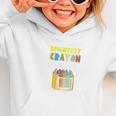 Crayon Be The Brightest Students Crayons Back To School Graphic Toddler Hoodie Crayon Be The Brightest Students Crayons Back To School Graphic Toddler Hoodie