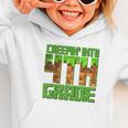 Creepin’ Into 4th Grade Kids Boy Gamer Pixel Back To School Performance Graphic Toddler Hoodie