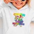 Crush Kindergarten Dabbing Unicorn Back To School Girls Performance Graphic Toddler Hoodie Crush Kindergarten Dabbing Unicorn Back To School Girls Performance Graphic Toddler Hoodie