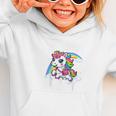 Crush Pre-K Girls Back To School Unicorn First Day Preschool Graphic Toddler Hoodie