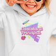Cute Assistant Principal Shirt 80's 90's Back To School Graphic Toddler Hoodie Cute Assistant Principal Shirt 80's 90's Back To School Graphic Toddler Hoodie
