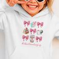 Cute Coquette Bows School Secretary Life Back To School Graphic Toddler Hoodie Cute Coquette Bows School Secretary Life Back To School Graphic Toddler Hoodie