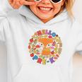 Cute Fox Back To School Woodland Animal Pre-K Graphic Toddler Hoodie