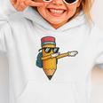 Dabbing Pencil Dancing Back To School First Day Student Boys Graphic Toddler Hoodie Dabbing Pencil Dancing Back To School First Day Student Boys Graphic Toddler Hoodie