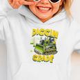 Diggin 4th Grade Bulldozer Back To School Graphic Toddler Hoodie