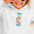 Eagle Colorful Rainbow Back To School Kids Boys Girls Graphic Toddler Hoodie