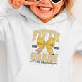 Fifth Grade Back To School First Day Pencil Bow 2025 Girls Graphic Toddler Hoodie