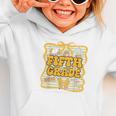 Fifth Grade Back To School Kids Girls Bow 5th Grade Groovy Graphic Toddler Hoodie Fifth Grade Back To School Kids Girls Bow 5th Grade Groovy Graphic Toddler Hoodie