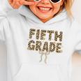 Fifth Grade Leopard Coquette Bow Back To School Women Girls Graphic Toddler Hoodie Fifth Grade Leopard Coquette Bow Back To School Women Girls Graphic Toddler Hoodie