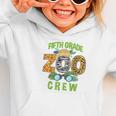 Fifth Grade Zoo Crew Wild Animal Safari Back To School Graphic Toddler Hoodie