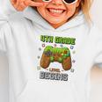 First Day Of 4th Grade Level Begins Back To School Boy Graphic Toddler Hoodie First Day Of 4th Grade Level Begins Back To School Boy Graphic Toddler Hoodie