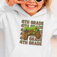 First Day Of 4th Grade Level Begins Back To School Girl Boy Graphic Toddler Hoodie First Day Of 4th Grade Level Begins Back To School Girl Boy Graphic Toddler Hoodie