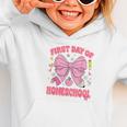 First Day Of Homeschool Coquette Back To School Girls Graphic Toddler Hoodie First Day Of Homeschool Coquette Back To School Girls Graphic Toddler Hoodie
