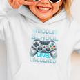 First Day Of Middle School Level Unlocked Back To School Graphic Toddler Hoodie