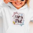 Fourth Grade Back To School For Girls Pink Notebook Graphic Toddler Hoodie Fourth Grade Back To School For Girls Pink Notebook Graphic Toddler Hoodie