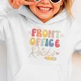 Front Office Rocks Back To School Secretary Admin Staff Tee Graphic Toddler Hoodie Front Office Rocks Back To School Secretary Admin Staff Tee Graphic Toddler Hoodie