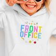 Front Office Squad Back To School Happy First Day Of School Graphic Toddler Hoodie