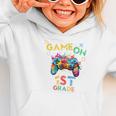 Game On 1st Grade Boys Kids Back To School Graphic Toddler Hoodie