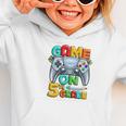 Game On 5th Grade Back To School 5th Grade Level Unlocked Performance Graphic Toddler Hoodie