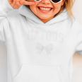 Gators High School Coquette Bow Gator Back To School Graphic Toddler Hoodie