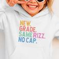Gen Z Back To School New Grade Same Rizz No Cap Graphic Toddler Hoodie Gen Z Back To School New Grade Same Rizz No Cap Graphic Toddler Hoodie