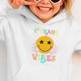 Girls 1st Grade Vibes Smile Face Back To School 1st Grade Graphic Toddler Hoodie Girls 1st Grade Vibes Smile Face Back To School 1st Grade Graphic Toddler Hoodie