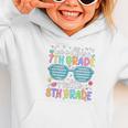 Goodbye 7th Grade Hello 8th Grade Graduation Back To School Graphic Toddler Hoodie