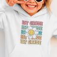 Groovy 1st Grade Back To School First Day Of First Grade Graphic Toddler Hoodie Groovy 1st Grade Back To School First Day Of First Grade Graphic Toddler Hoodie