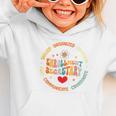 Groovy Enrollment Secretary Back To School Graphic Toddler Hoodie Groovy Enrollment Secretary Back To School Graphic Toddler Hoodie