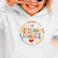 Groovy Student Advocate Appreciation Back To School Graphic Toddler Hoodie Groovy Student Advocate Appreciation Back To School Graphic Toddler Hoodie