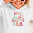 In My Hall Monitor Era School Student Back To School Groovy Graphic Toddler Hoodie