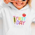 Happy First Day Let's Do This Welcome Back To School Tie Dye Graphic Toddler Hoodie Happy First Day Let's Do This Welcome Back To School Tie Dye Graphic Toddler Hoodie