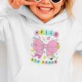 Hello Fifth Grade Coquette Bow 5th Grade Back To School Girl Graphic Toddler Hoodie